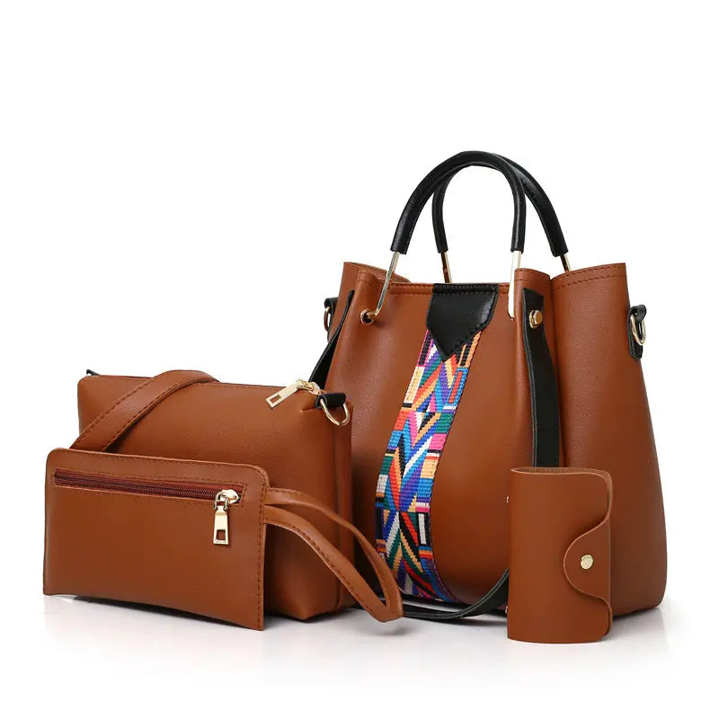 4-Piece Women's Shoulder Bag Set