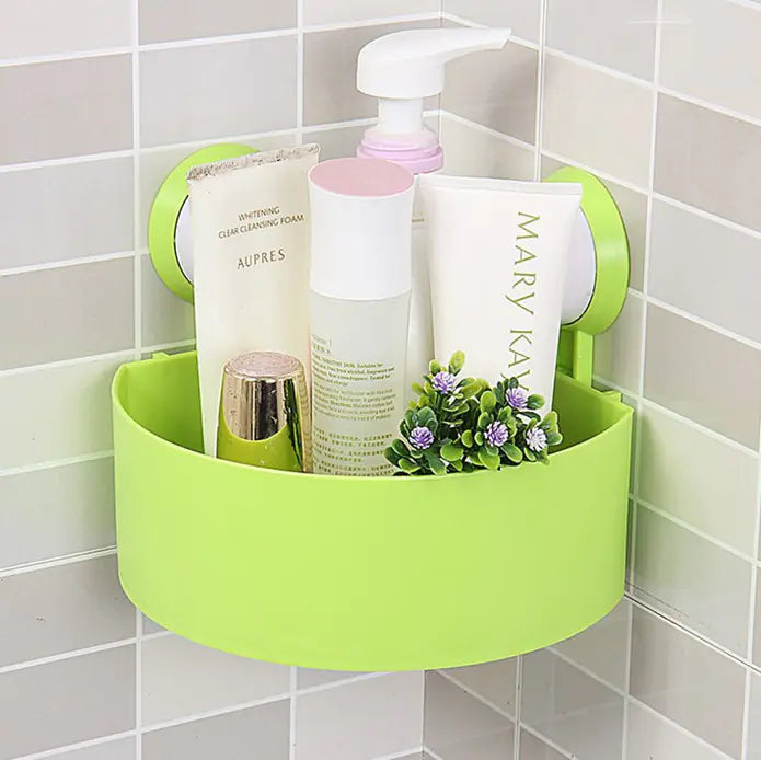 Corner Suction Bathroom Storage Rack