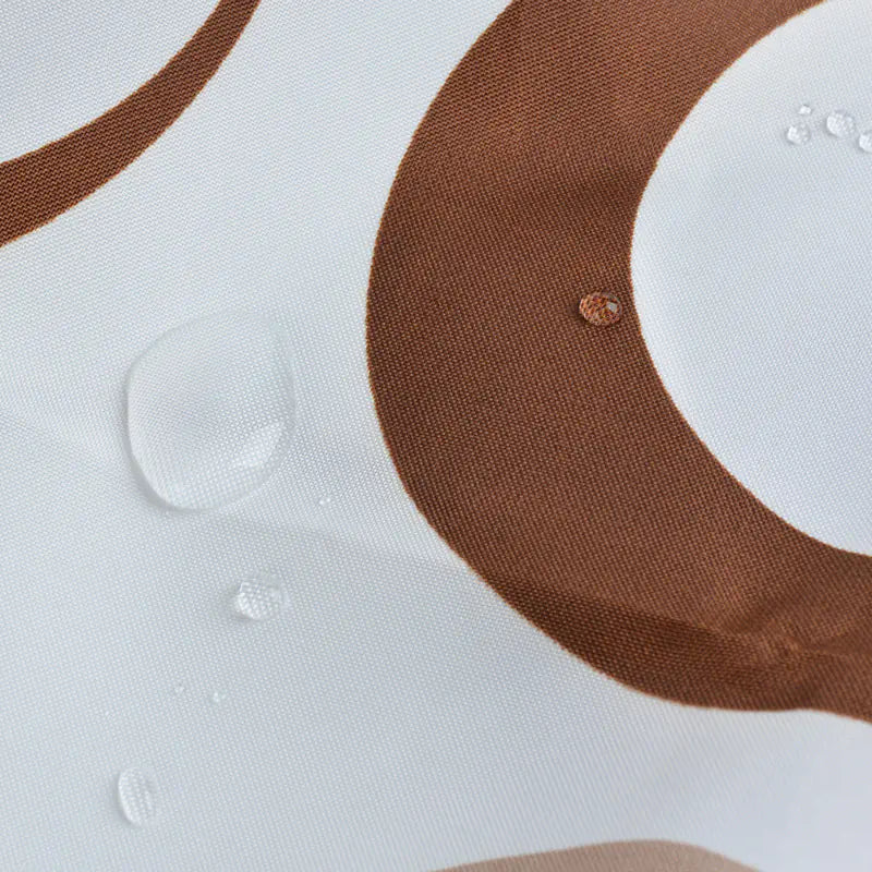 European-style shower curtains