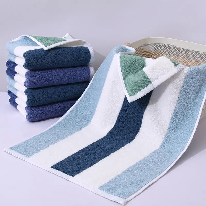 Cotton Stripe Hand Towel