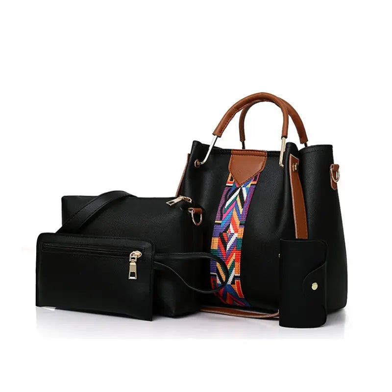 4-Piece Women's Shoulder Bag Set