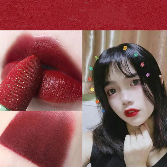 Star Gold Diamond Velvet Matte Red Makeup Moisturizer (Squalane)