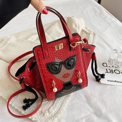 High-Fashion Large Bucket Handbag