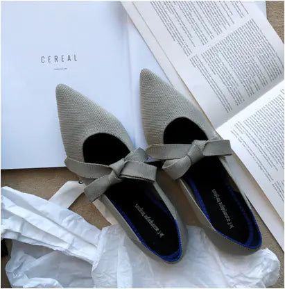 Casual Boat Shoes with Bow