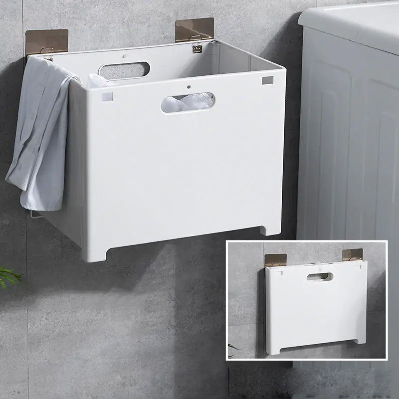Seamless Wall-Mounted Dirty Clothes Basket