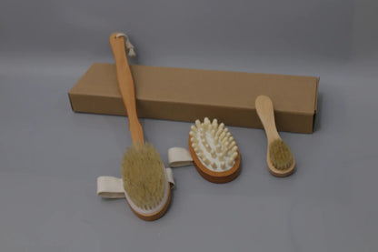 Bathroom Exfoliating Brush and Massage Set (OEM)