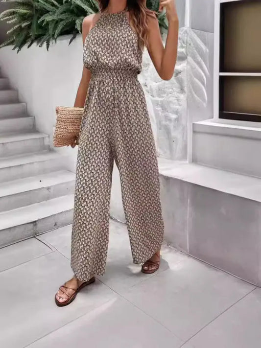 Gisella™ Women's Elegant Khaki Jumpsuit (One Piece)