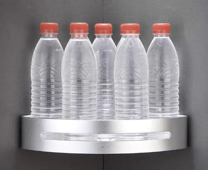 Hole-Free Bathroom Storage Rack