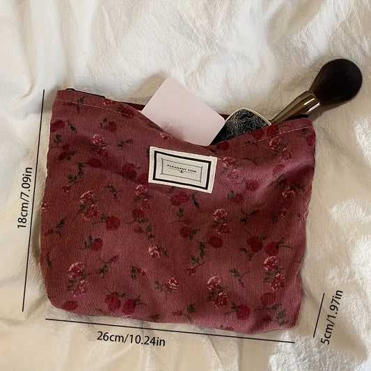 Pleasant Time - w/ Pana Vintage Leopard Print Cosmetic Bag