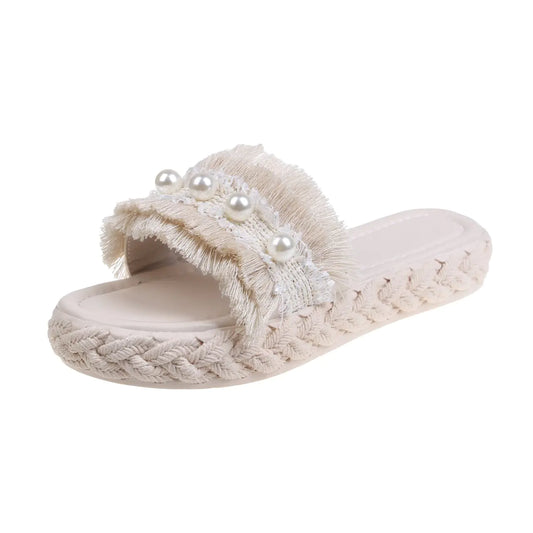 Faux Leather Slippers