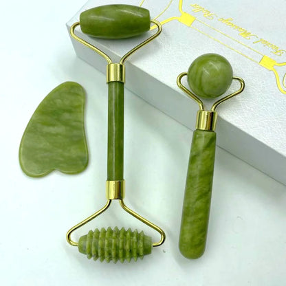 Natural Jade Roller Beauty Device