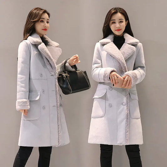 Women's Long Lambswool Coat