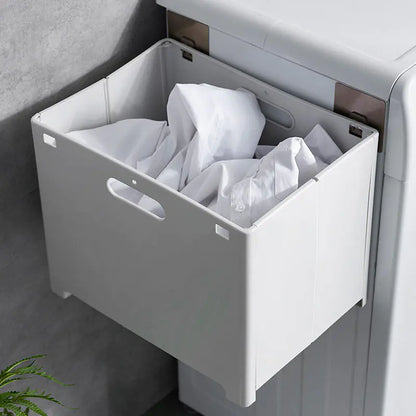 Seamless Wall-Mounted Dirty Clothes Basket