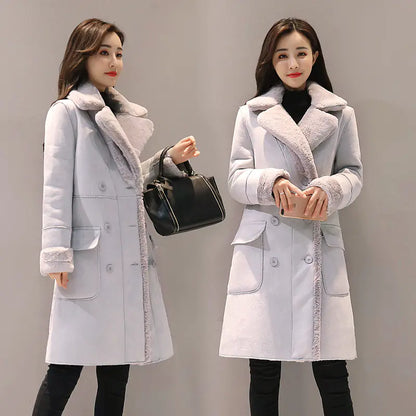 Women's Long Lambswool Coat