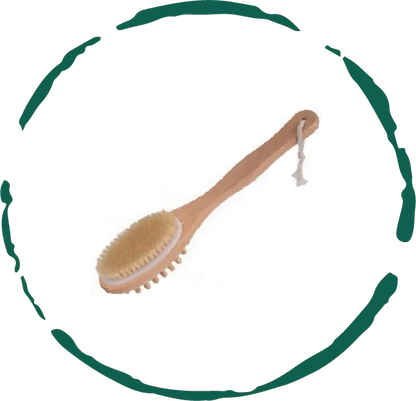 Dual Head - Bath & Body Massage Brush