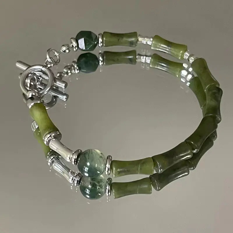 Vintage Beaded Handstring with Unique Character