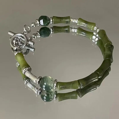 Vintage Beaded Handstring with Unique Character