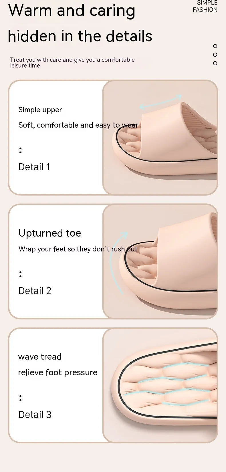 High-End Bathroom Slippers