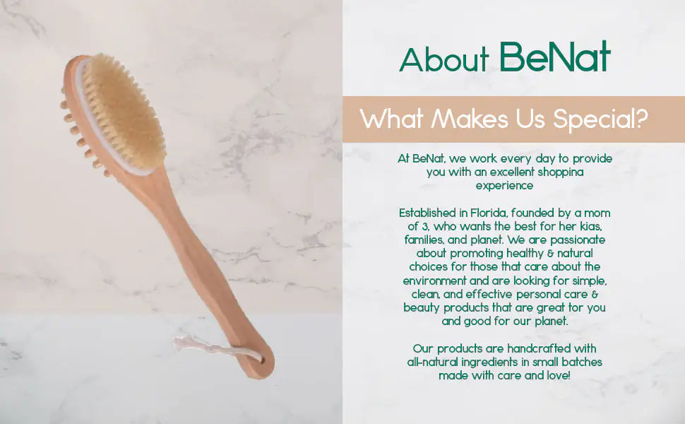 Dual Head - Bath & Body Massage Brush