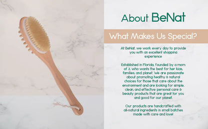 Dual Head - Bath & Body Massage Brush