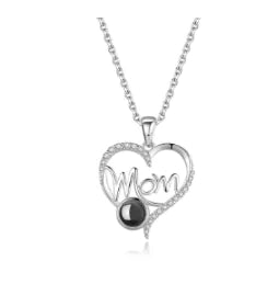 I Love You Mom Necklace (Single Piece)