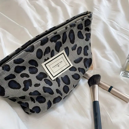 Pleasant Time - w/ Pana Vintage Leopard Print Cosmetic Bag