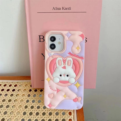 Pink Bunny - iPhone Case