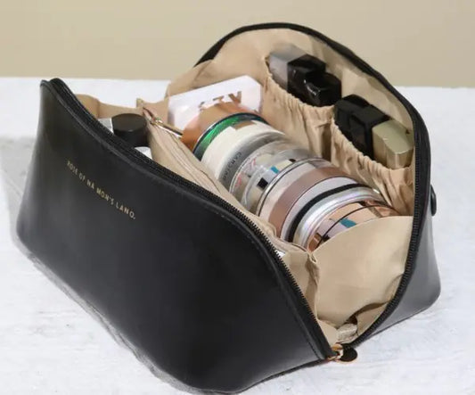 Fashionable Waterproof PU Travel Cosmetic Bag for Women
