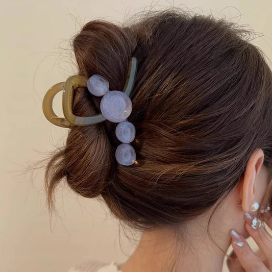Large Acrylic Summer Hair Clip for Women