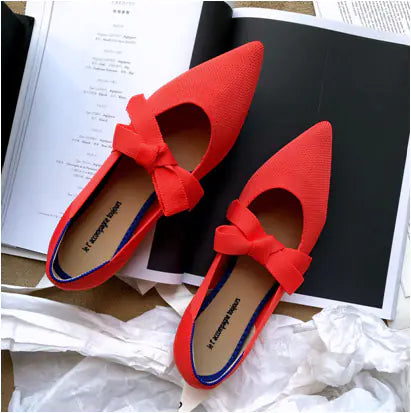 Casual Boat Shoes with Bow
