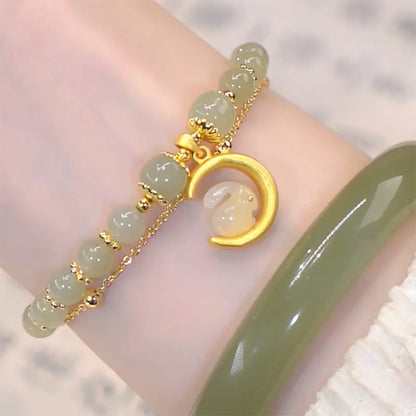Vintage Beaded Handstring with Unique Character