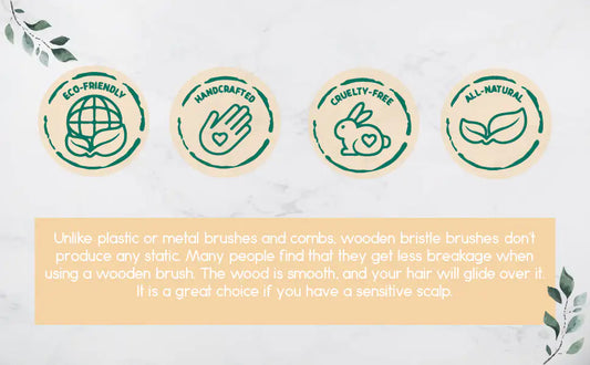 BeNat Wooden Detangling Hair Brush