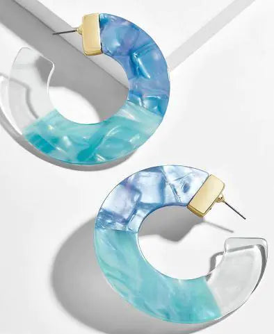 Eva - Blue Earrings
