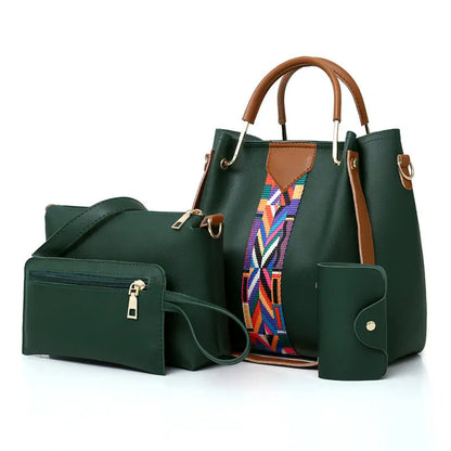 4-Piece Women's Shoulder Bag Set