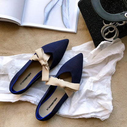Casual Boat Shoes with Bow