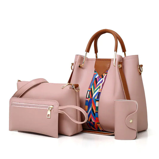 4-Piece Women's Shoulder Bag Set