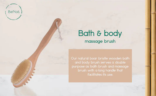 Dual Head - Bath & Body Massage Brush