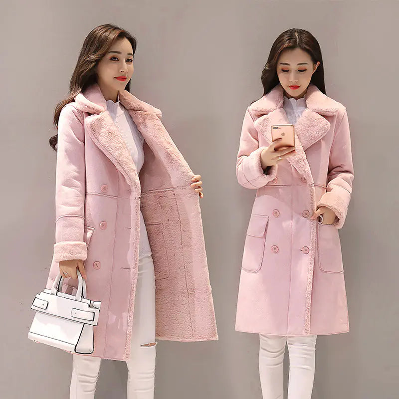 Women's Long Lambswool Coat