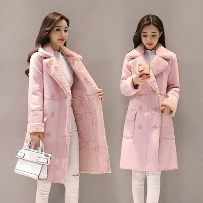 Women's Long Lambswool Coat